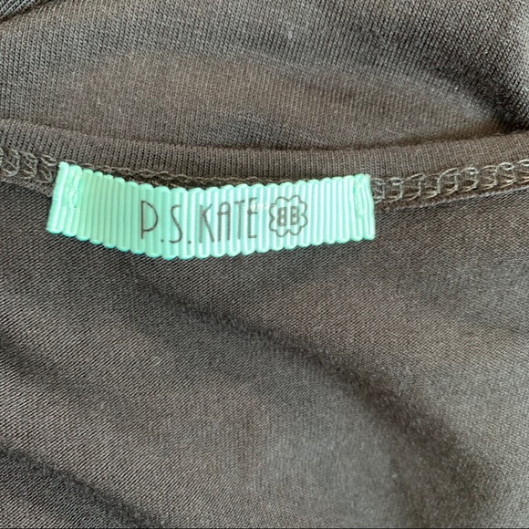 P.S. Kate Black Short Sleeve Jogger Jumpsuit - Picture 6 of 7